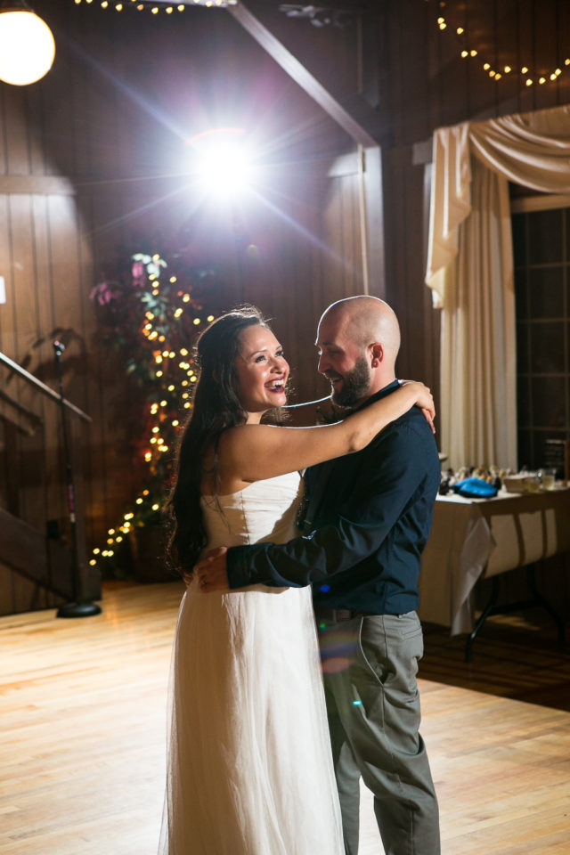 Daniel and Rose share their first dance as a married couple