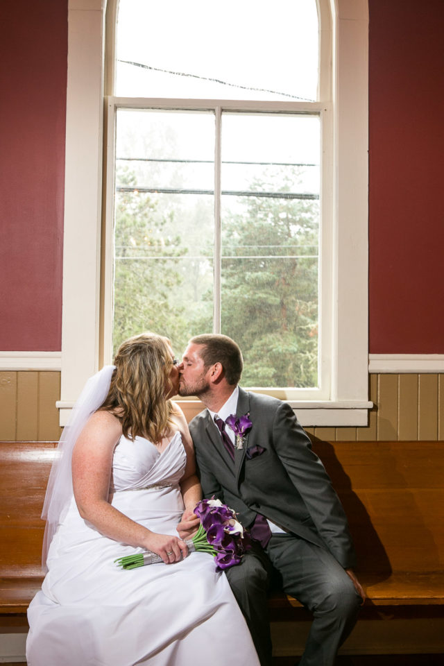 Tricia & Aubrey on their wedding day